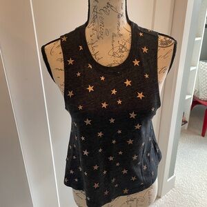 Spiritual Gangster Rose Gold Starry Tank Top